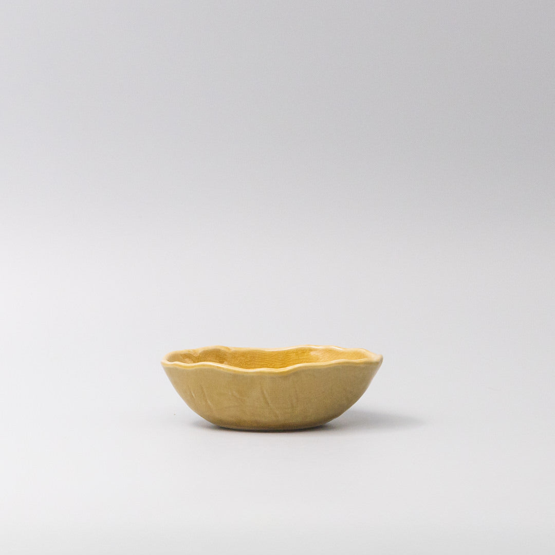 Bowl Oval 13cm Amane Amber Glaze V637-C3662