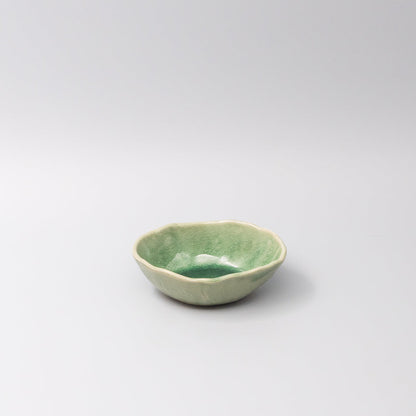 Bowl Oval 13.5cm Amane Emerald Glaze V637-C3663