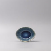 Bowl Oval 13.5cm Amane Sapphire Glaze V637-C3664