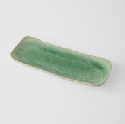 Plate Sashimi 31cm Amane Emerald Glaze V637-C3665