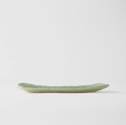 Plate Sashimi 31cm Amane Emerald Glaze V637-C3665