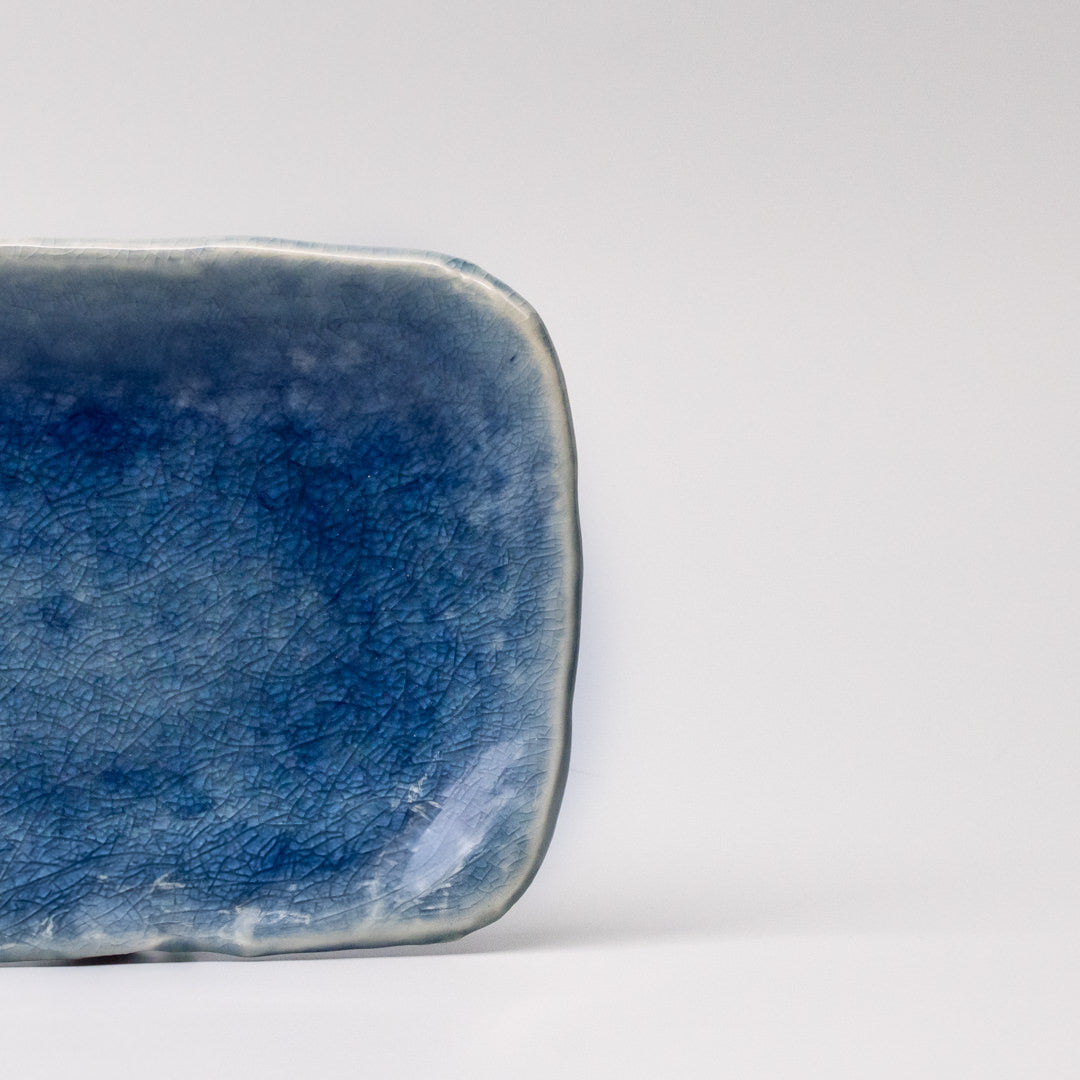 Plate Sashimi 31cm Amane Sapphire Glaze V637-C3667