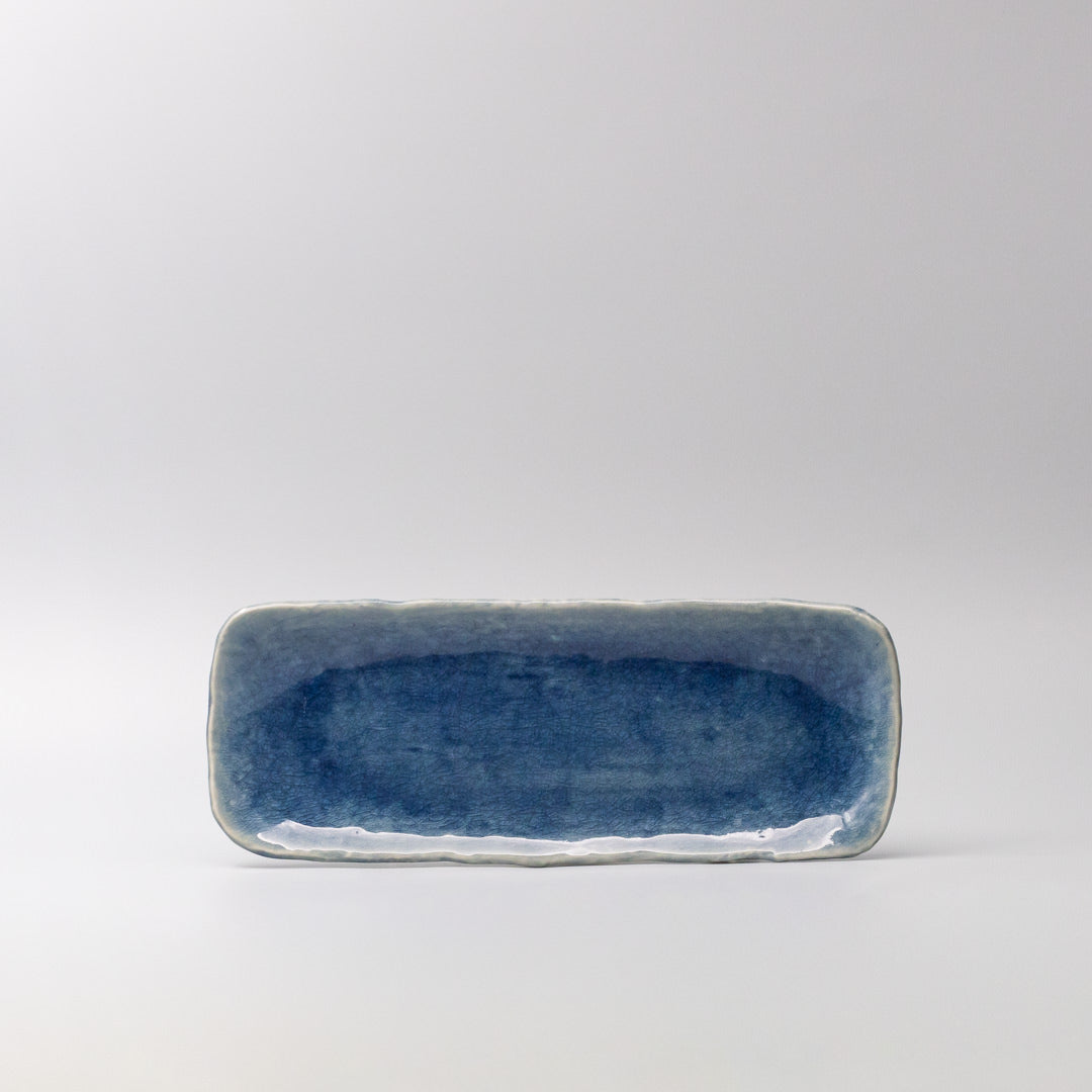 Plate Sashimi 31cm Amane Sapphire Glaze V637-C3667