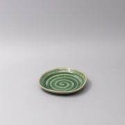 Plate 13.5cm Amane Emerald Glaze V637-C3669