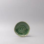Plate 13.5cm Amane Emerald Glaze V637-C3669