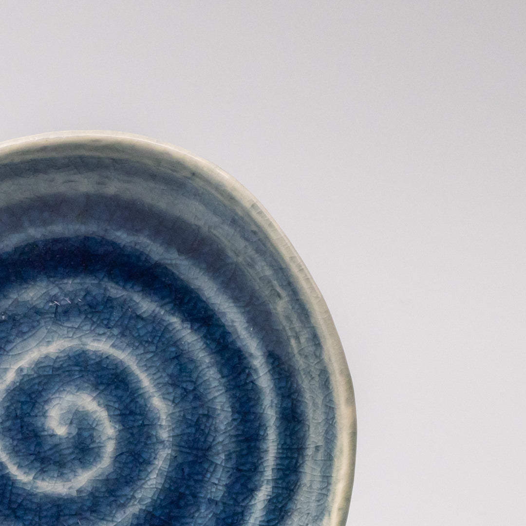 Plate 14cm Amane Sapphire Glaze V637-C3670
