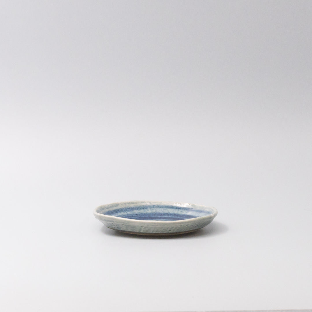 Plate 14cm Amane Sapphire Glaze V637-C3670