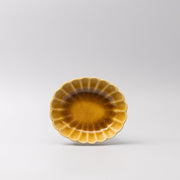 Bowl Oval 16cm Amane Amber Glaze V637-C3674