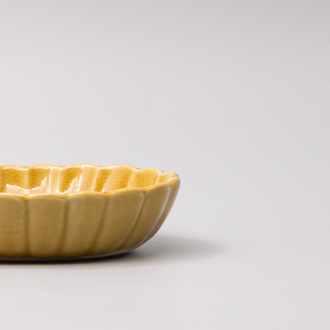 Bowl Oval 16cm Amane Amber Glaze V637-C3674