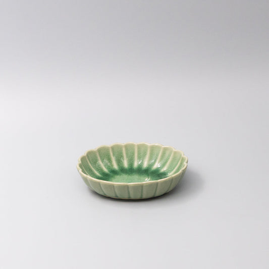Bowl Oval 16cm Amane Emerald Glaze V637-C3675