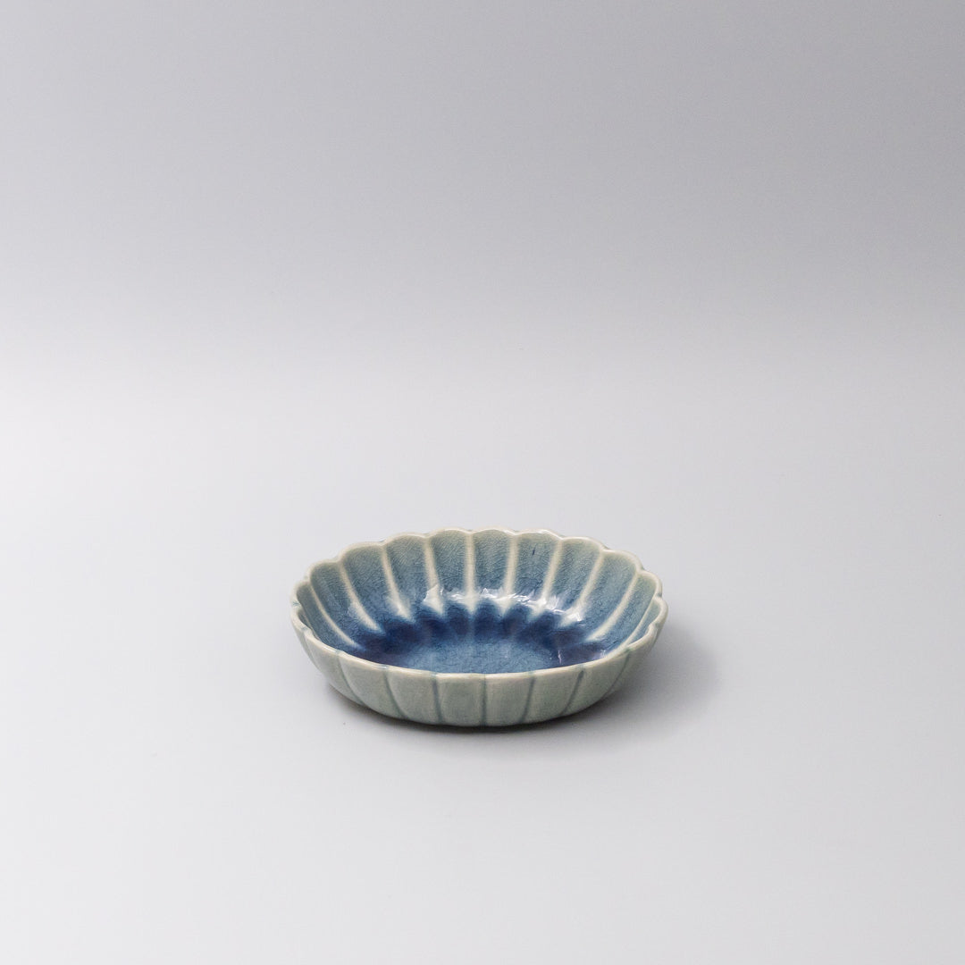 Bowl Oval 16cm Amane Sapphire Glaze V637-C3676