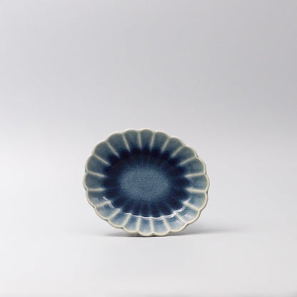 Bowl Oval 16cm Amane Sapphire Glaze V637-C3676