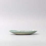 Sushi Plate 21cm Crackle Turquoise Glaze V637-C3677