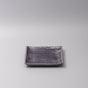 Plate Square 17cm Crackle Amethyst Glaze V637-C3680