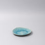 Plate Oval 15cm Crackle Turquoise Glaze V637-C3681