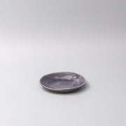 Plate Oval 15cm Crackle Amethyst Glaze V637-C3682