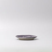 Plate Oval 15cm Crackle Amethyst Glaze V637-C3682
