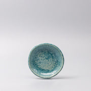 Sauce Dish 11.5cm Crackle Turquoise Glaze V637-C3683