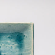 Sauce Dish 10cm Crackle Turquoise Glaze V637-C3685