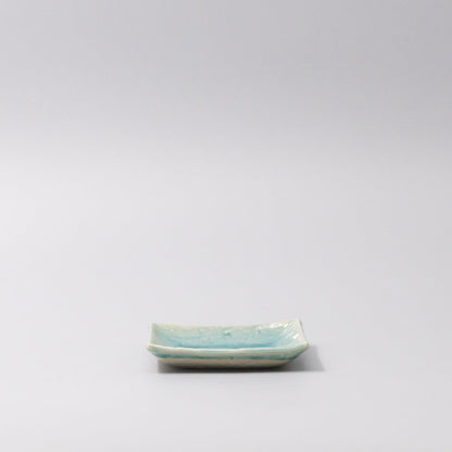 Sauce Dish 10cm Crackle Turquoise Glaze V637-C3685