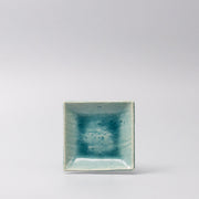 Sauce Dish 10cm Crackle Turquoise Glaze V637-C3685