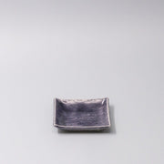 Sauce Dish 10cm Crackle Amethyst Glaze V637-C3686