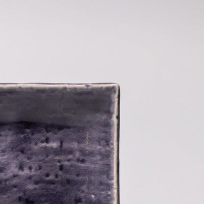 Sauce Dish 10cm Crackle Amethyst Glaze V637-C3686