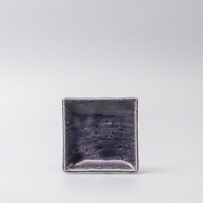 Sauce Dish 10cm Crackle Amethyst Glaze V637-C3686
