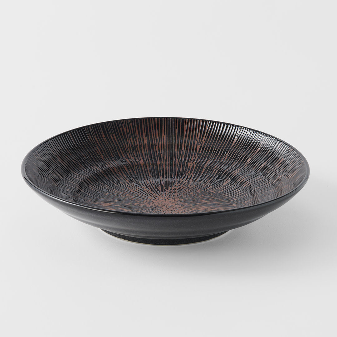 Serving Bowl 28.5cm Bronze Converging Glaze V637-C3708