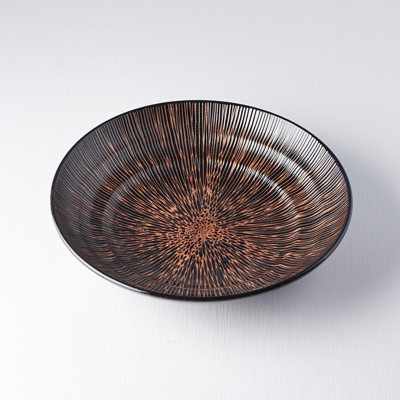 Serving Bowl 28.5cm Bronze Converging Glaze V637-C3708
