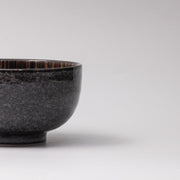 Bowl 16cm Bronze Converging Line Glaze V637-C3709