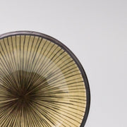 Bowl 13cm Green Converging Line Glaze V637-C3735