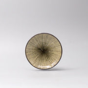 Saucer 13.5cm Green Converging Line Glaze V637-C3736