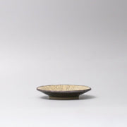 Saucer 13.5cm Green Converging Line Glaze V637-C3736