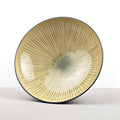 Serving Bowl 28cm Green Converging Line Glaze V637-C3737