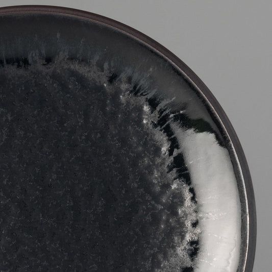 Side Plate 19cm Matt and Shiny Glaze V637-C3744
