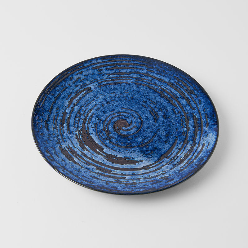 Dinner Plate 28cm Copper Swirl Glaze V637-C3757