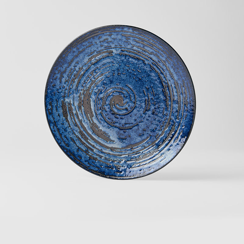 Dinner Plate 28cm Copper Swirl Glaze V637-C3757
