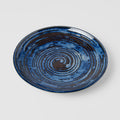 Side Plate 19cm Copper Swirl Glaze V637-C3760