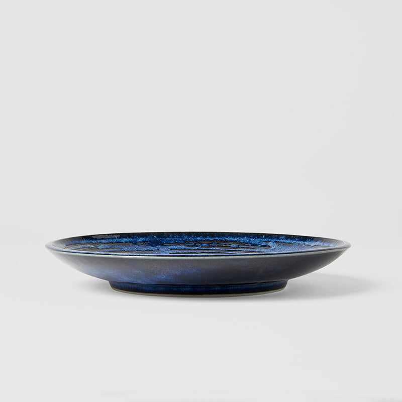 Side Plate 19cm Copper Swirl Glaze V637-C3760