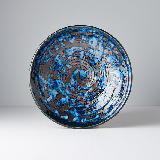 Pasta Bowl 24cm Copper Swirl Glaze V637-C3765