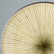 Dinner Plate 25cm Green Converging Line Glaze V637-C3782