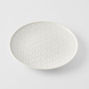 Dinner Plate 25.5cm White Star Glaze V637-C3795