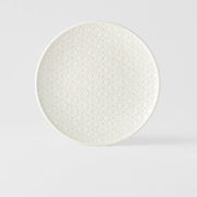 Dinner Plate 25.5cm White Star Glaze V637-C3795