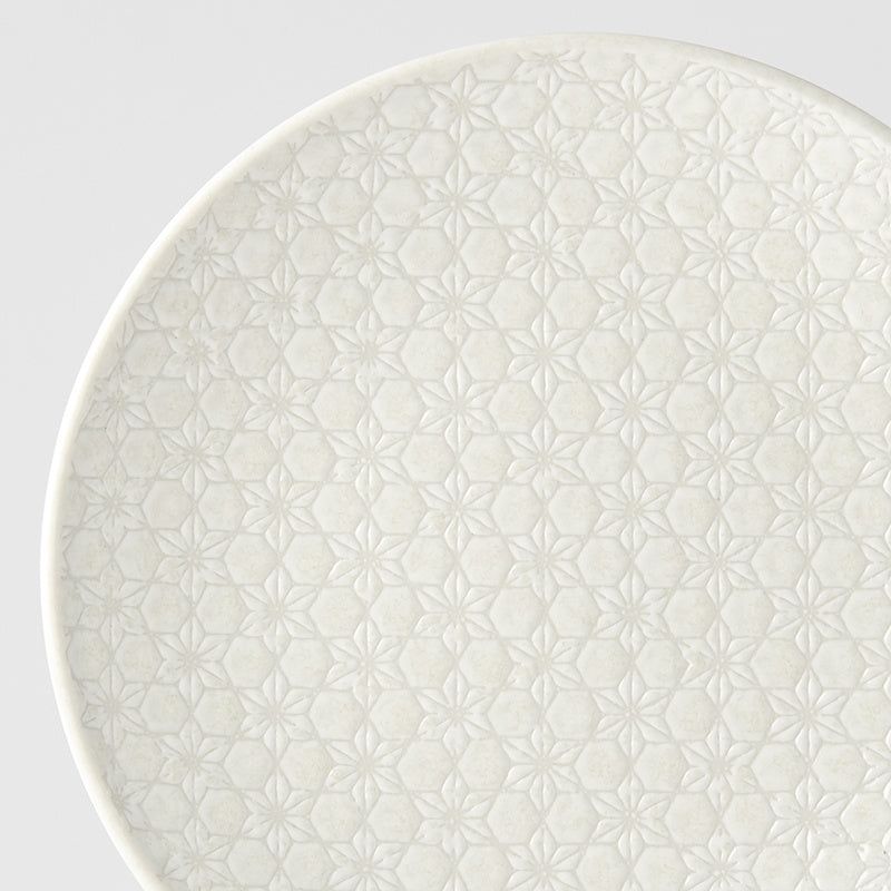 Dinner Plate 25.5cm White Star Glaze V637-C3795