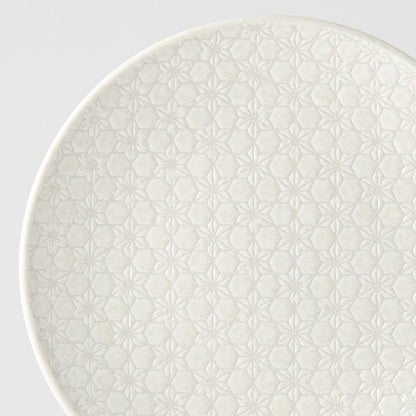 Dinner Plate 25.5cm White Star Glaze V637-C3795