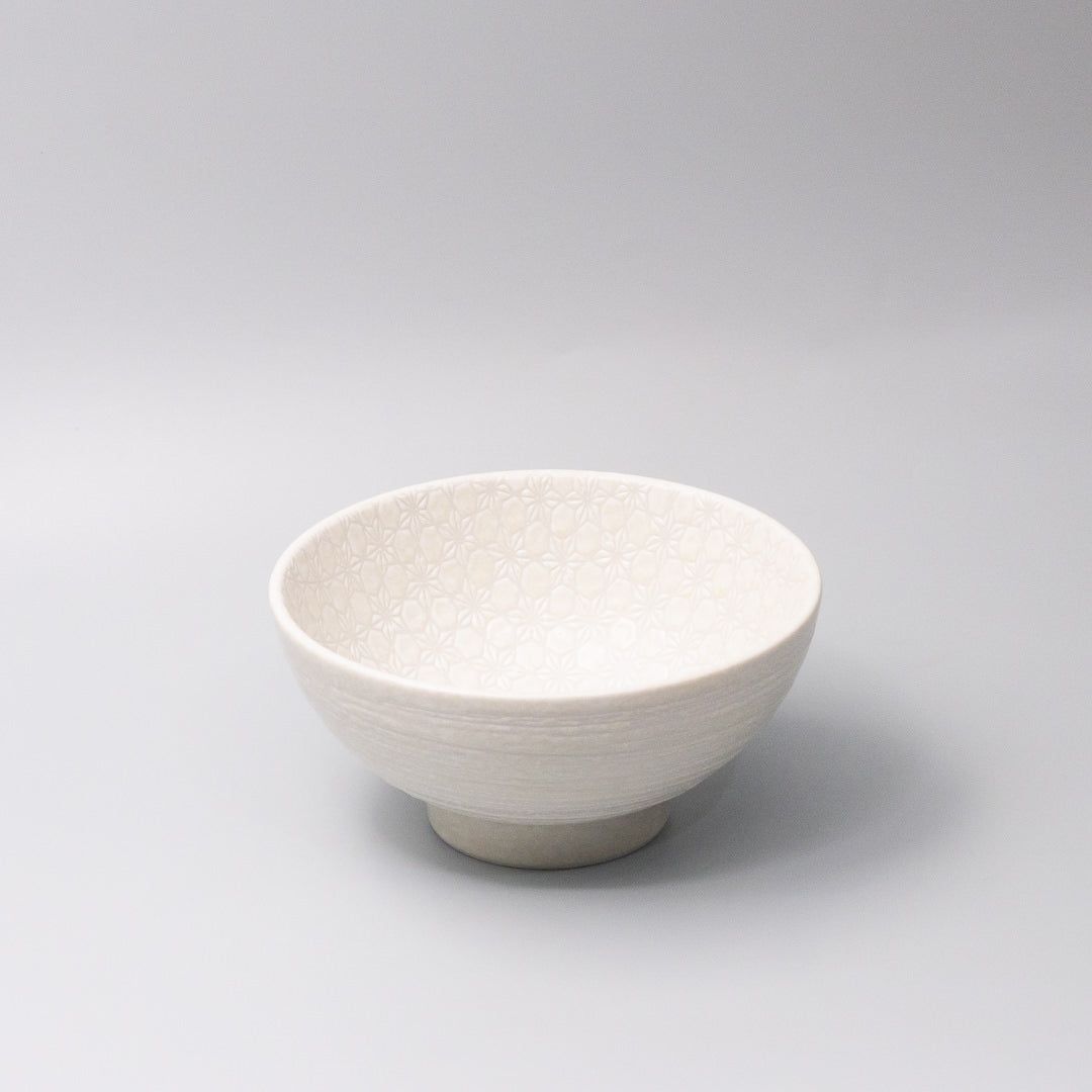 Bowl Large 19.5cm White Star Glaze V637-C3797