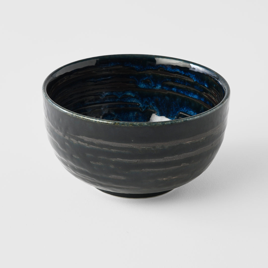 Bowl U Shape 13cm Copper Swirl Glaze V637-C3800