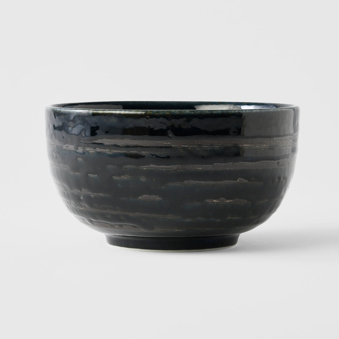 Bowl U Shape 13cm Copper Swirl Glaze V637-C3800