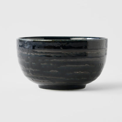 Bowl U Shape 13cm Copper Swirl Glaze V637-C3800